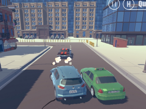 3D City: 2 Player Racing