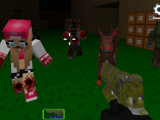 Blocky Combat SWAT - Killing Zombie