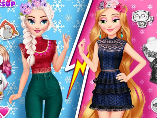 Elsa and Rapunzel Princess Rivalry