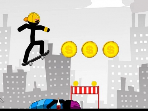 Stickman Skate: 360 Epic City